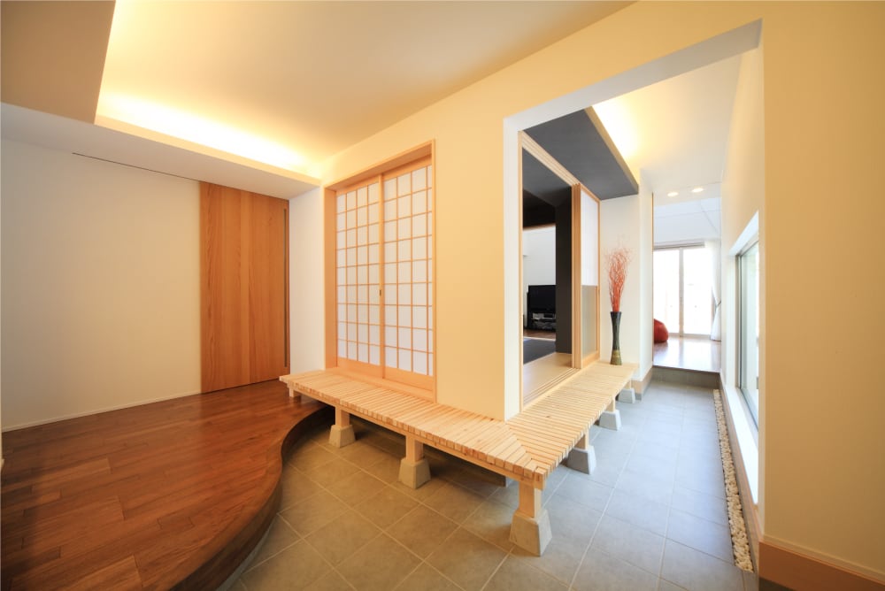 使いやすさ と 遊び心 でつくるホールのカタチ 住まいのアイデアnote 大阪ガス住設の家 Daigasグループ